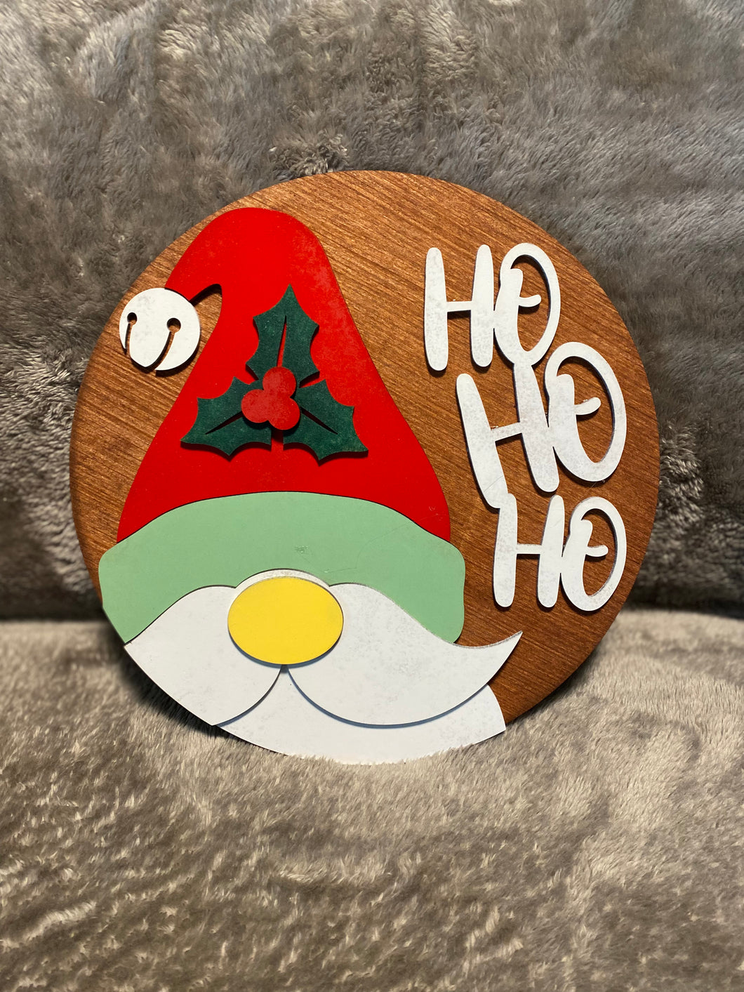 Ho Ho Ho Gnome - Christmas Sign / Decor