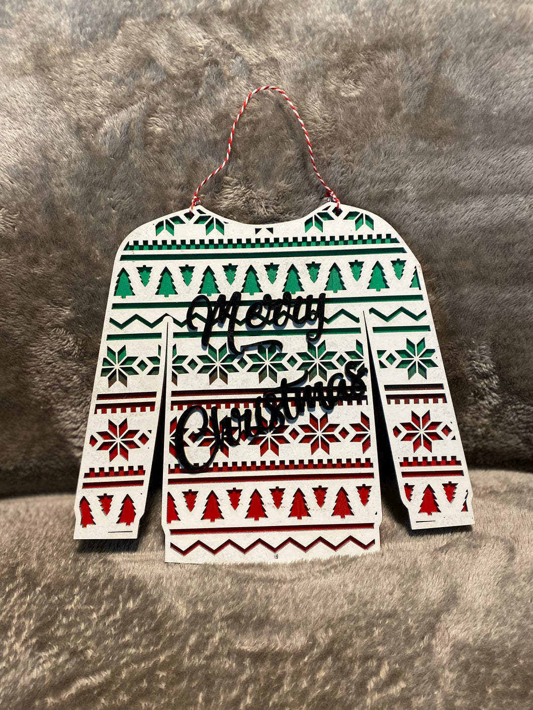 Merry Christmas Sweater - Christmas Sign / Decor