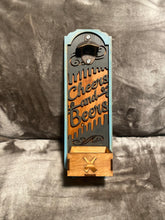 Load image into Gallery viewer, Beer Bottle Opener / Wood Decor
