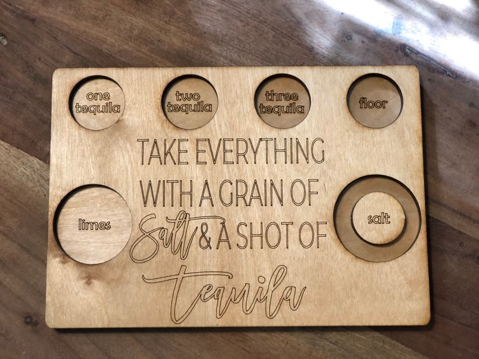 Tequila Shot Board