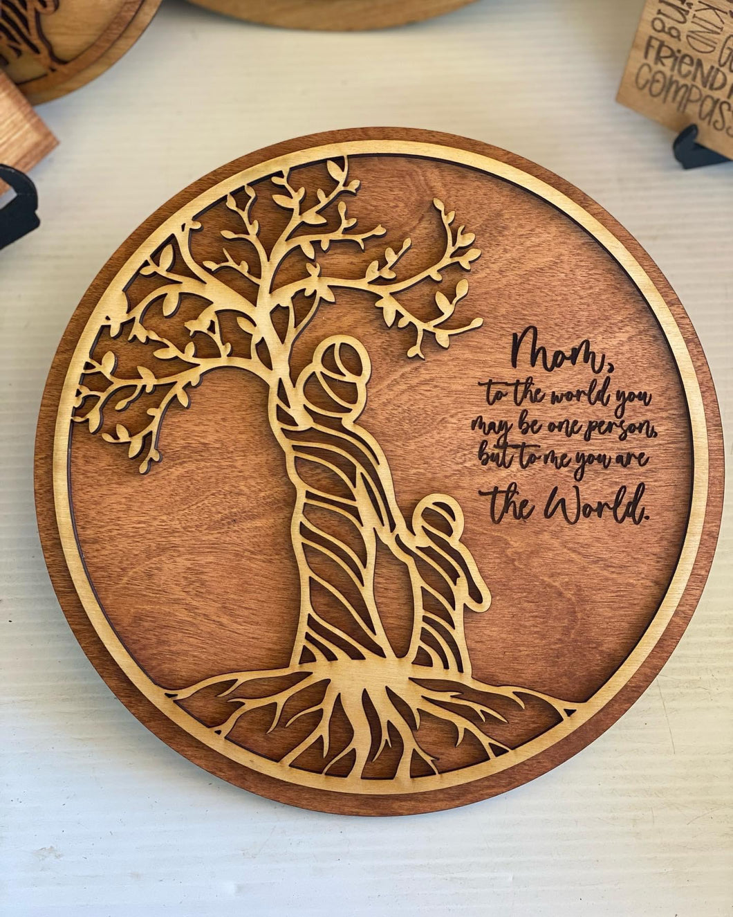 Mom / Mother Tree Sign